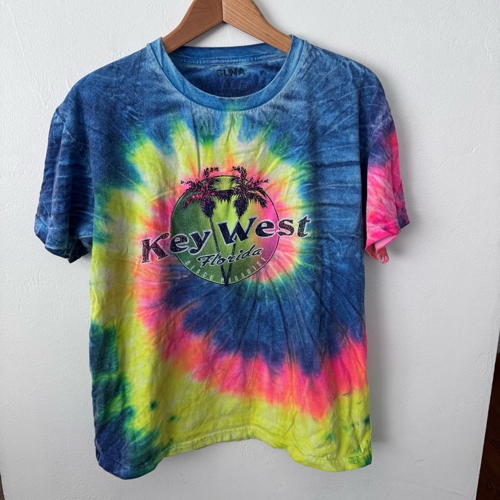 Key West tie dye tshirt Size Medium